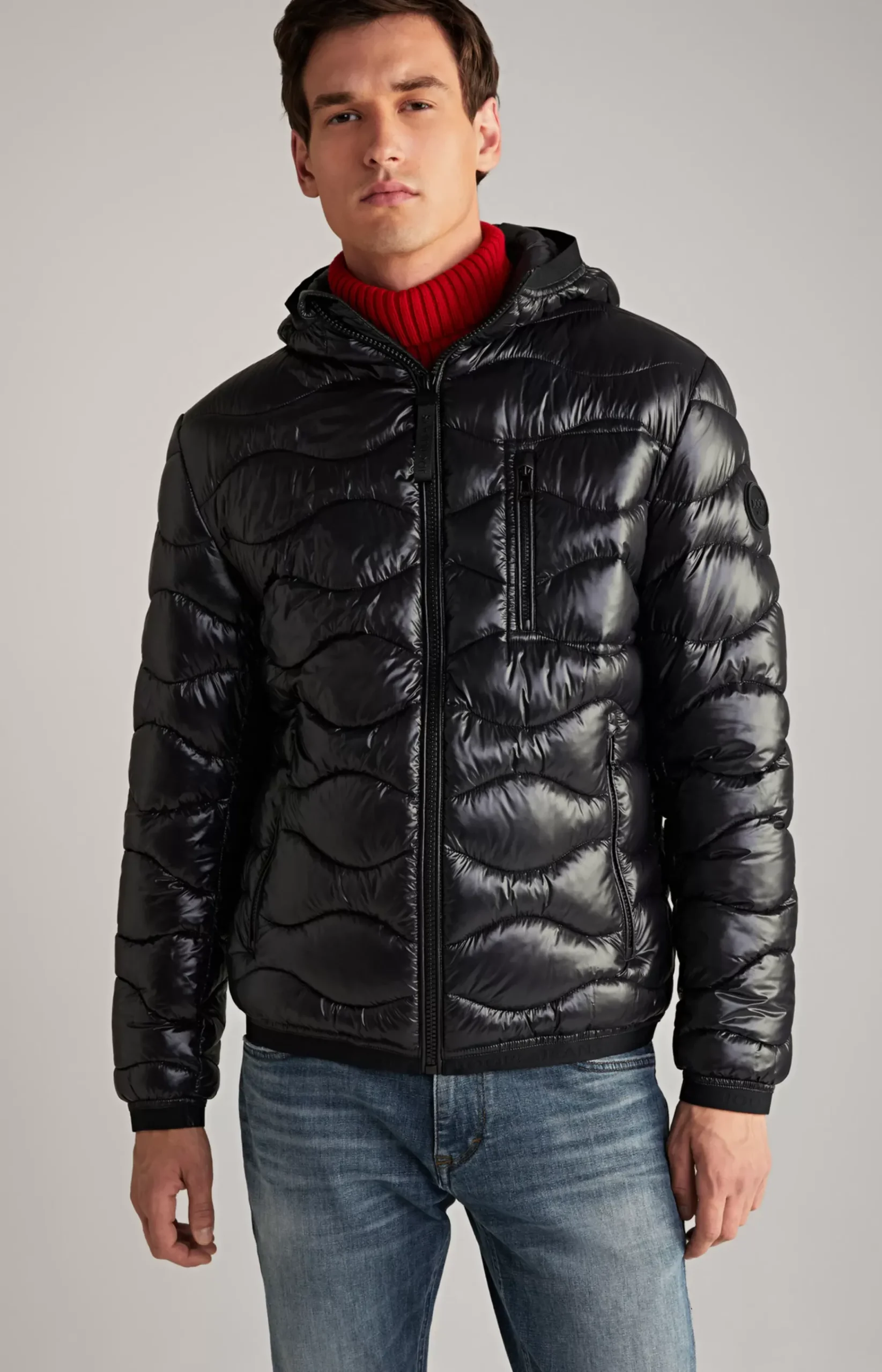 Abano Quilted Jacket in Black