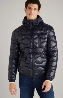 Abano Quilted Jacket in Dark Blue