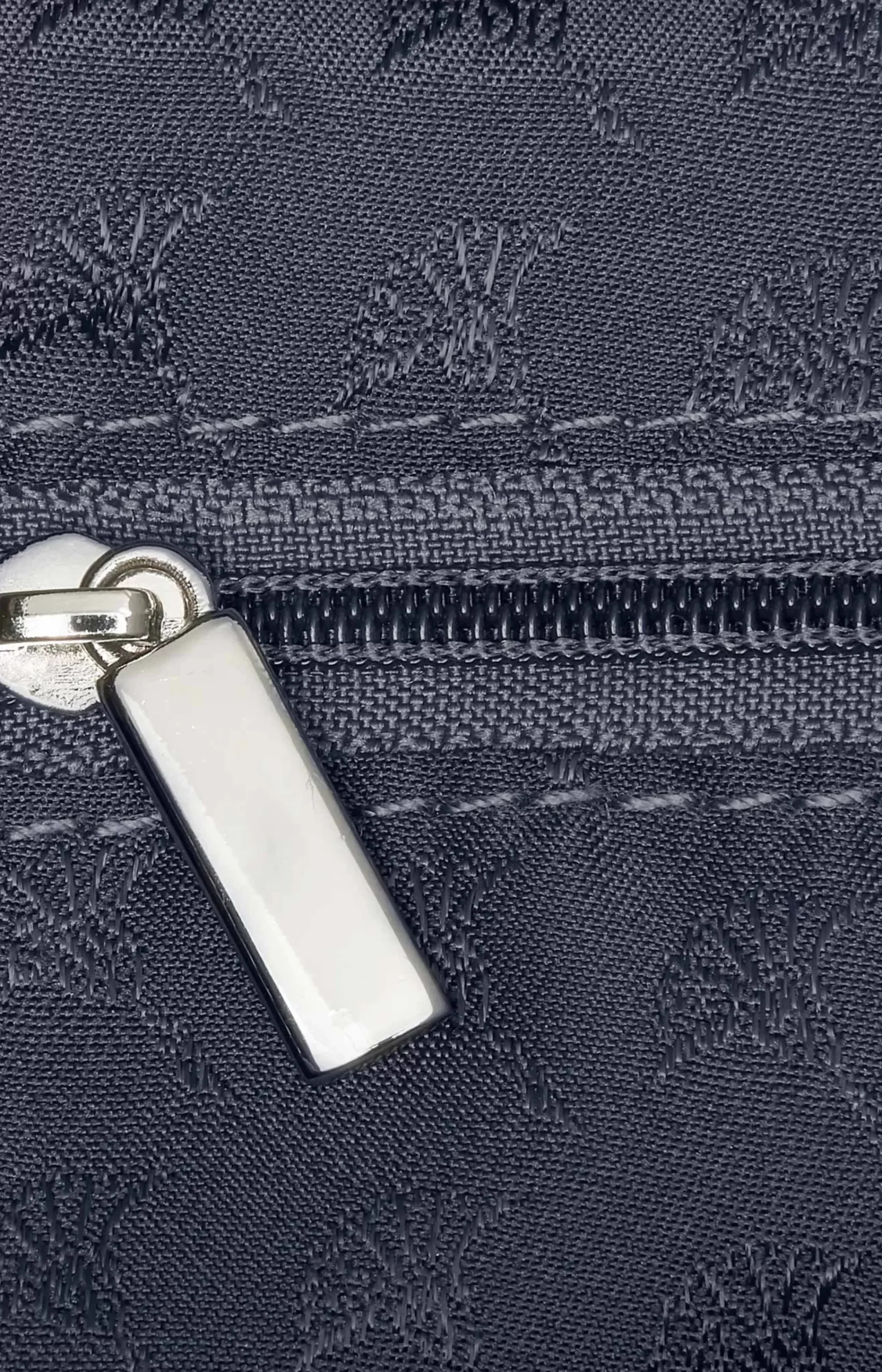 Air toilet bag, dark blue