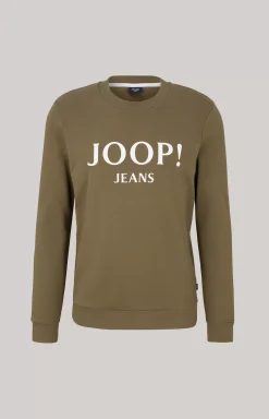 Alfred Cotton Sweatshirt in Olive