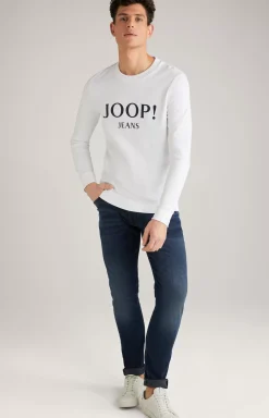 Alfred Cotton Sweatshirt in White