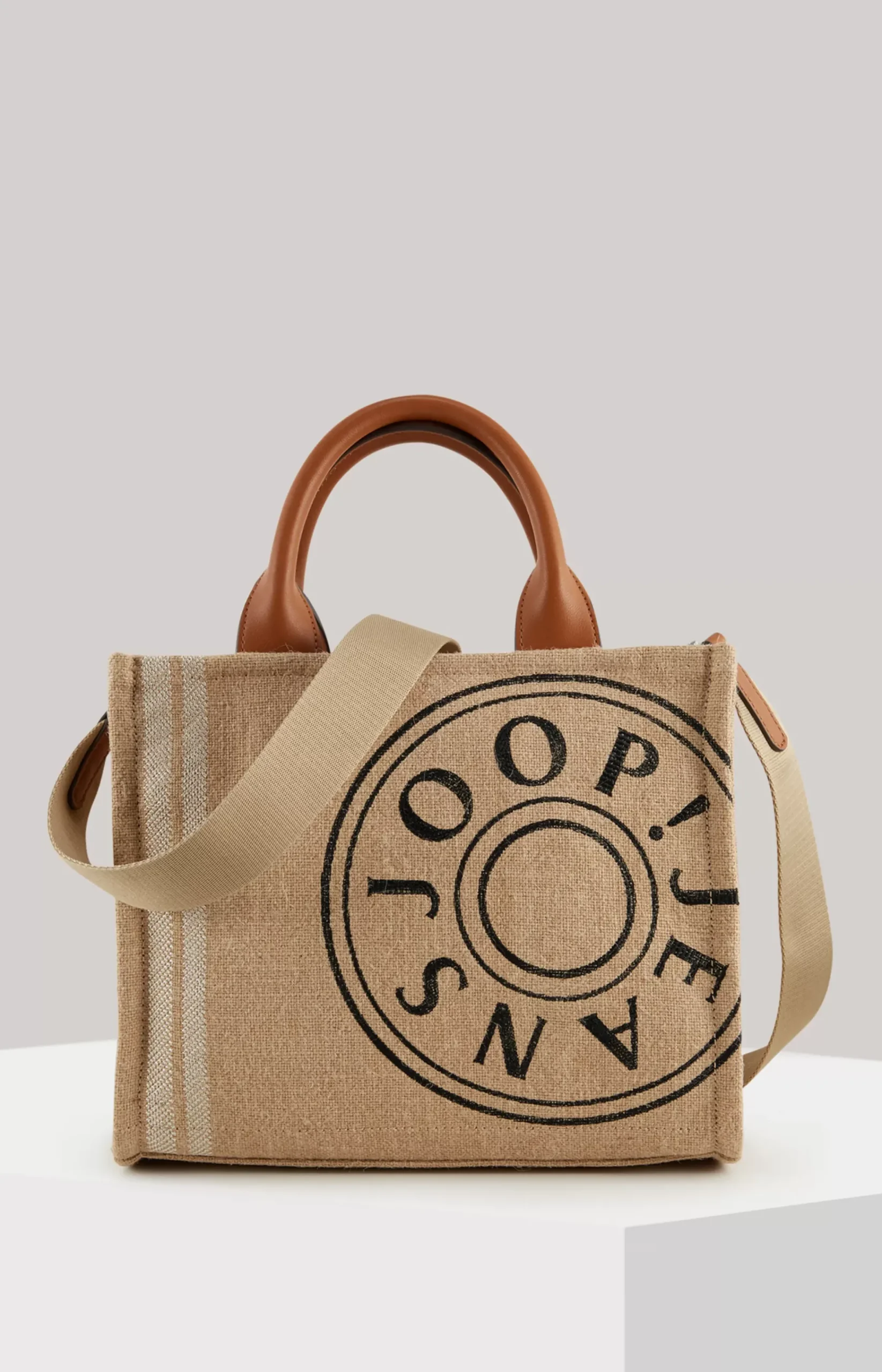 Allegro Tela Aurelia Handbag in Beige