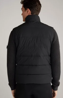 Allix Quilted Vest in Black