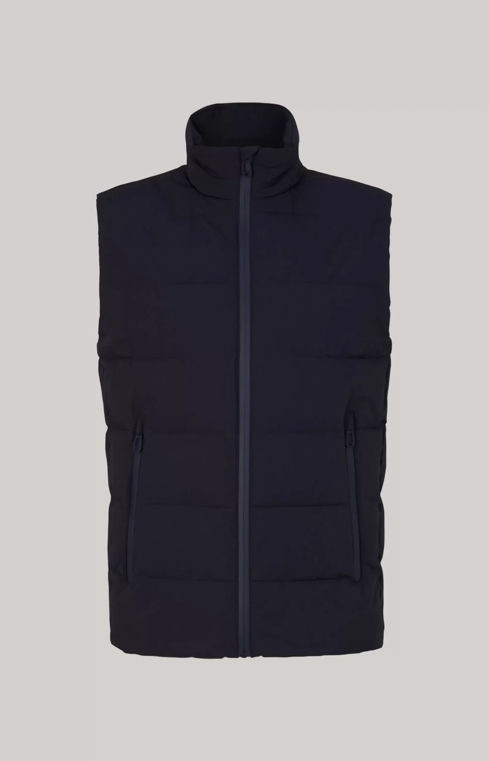 Allix Quilted Vest in Dark Blue