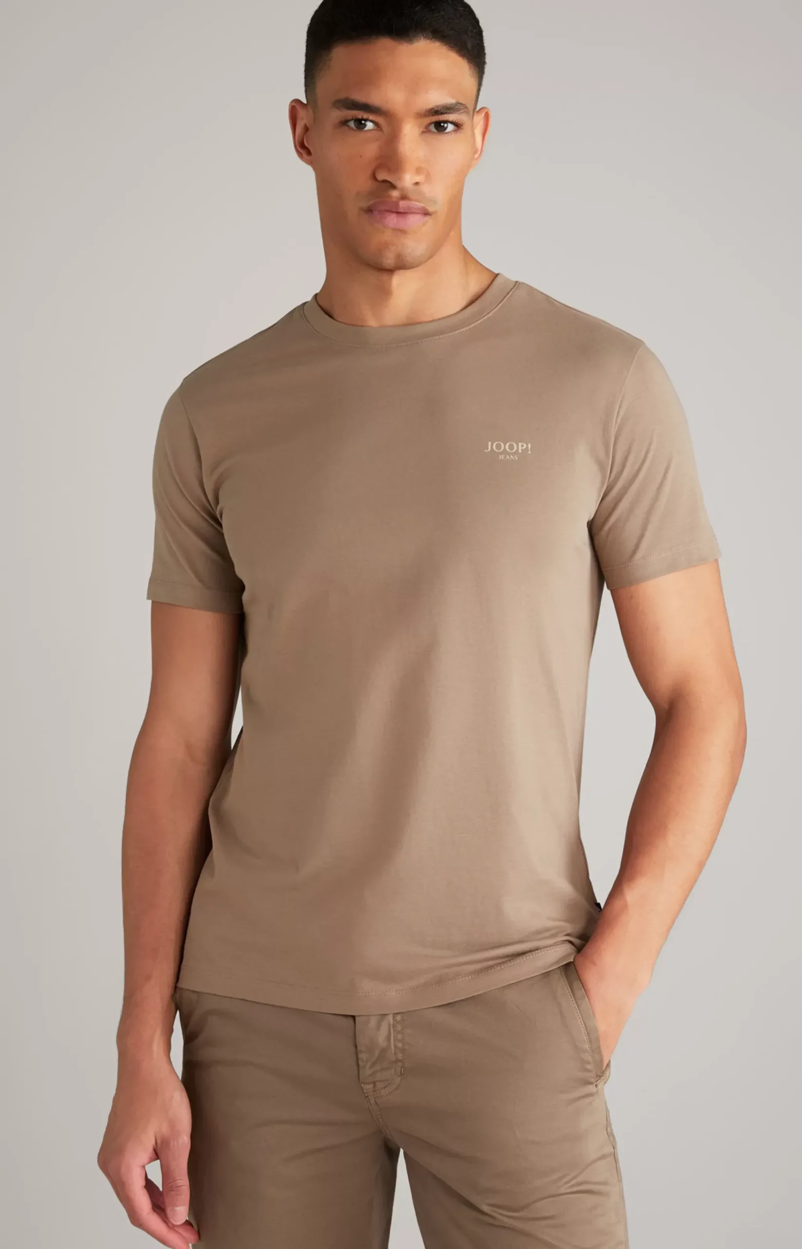 Alphis T-Shirt in Light Brown