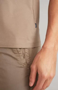 Alphis T-Shirt in Light Brown