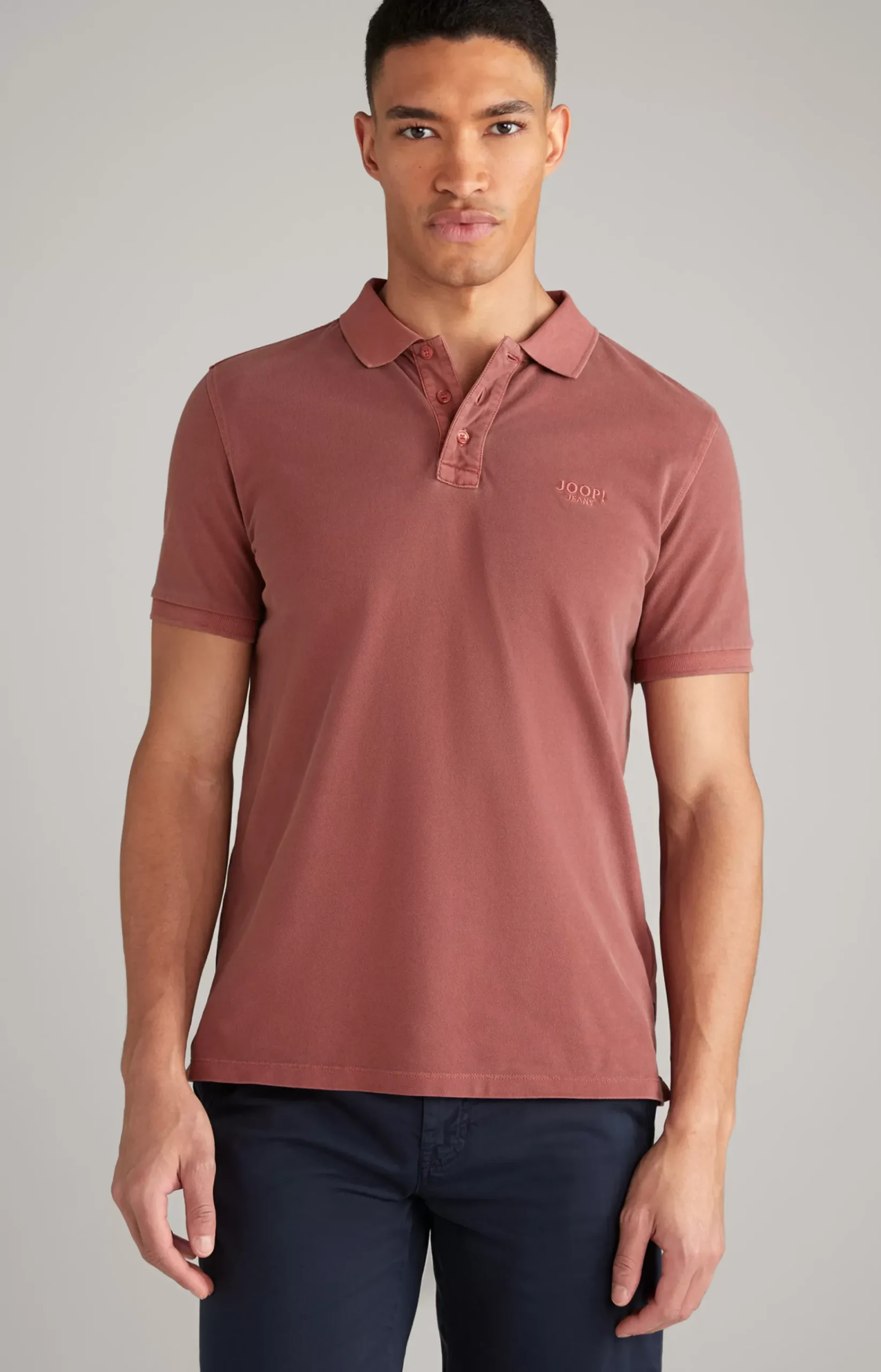 Ambrosio Polo Shirt in Rust