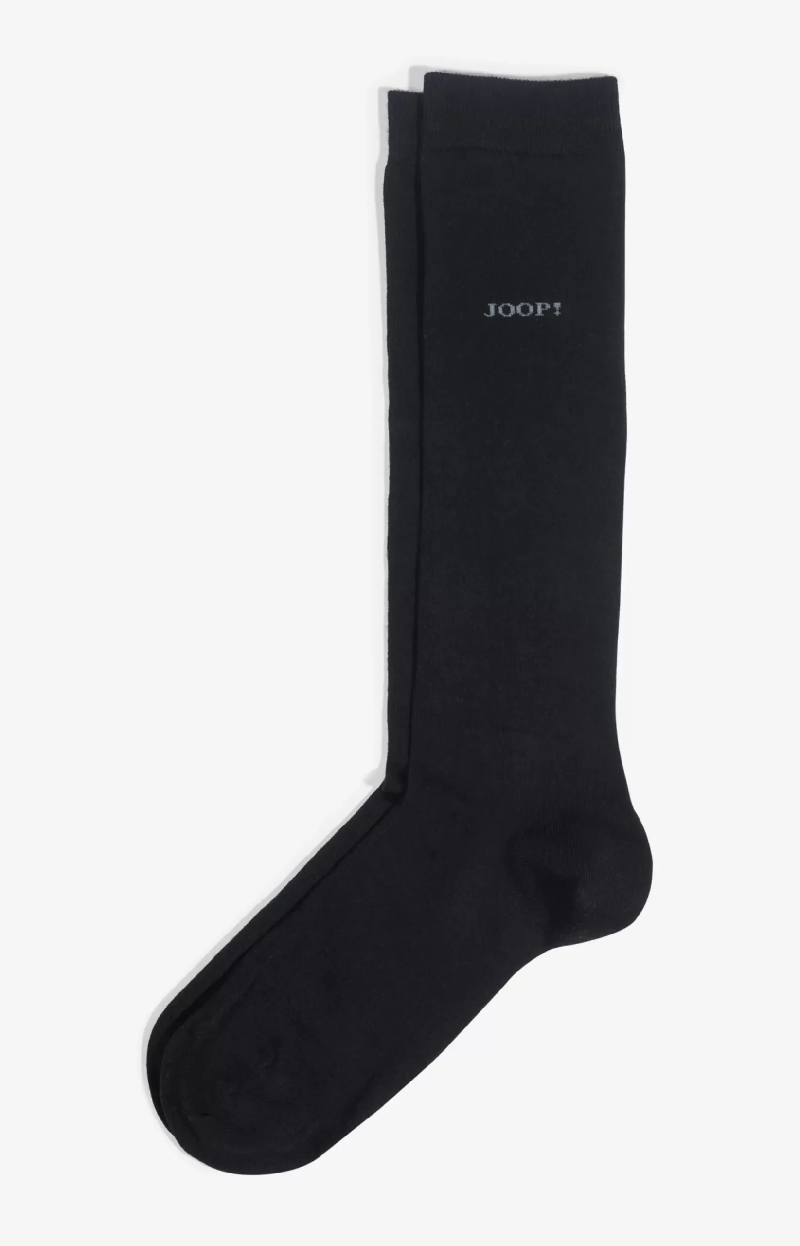 Basic Soft Cotton Knee-high Socks in Black