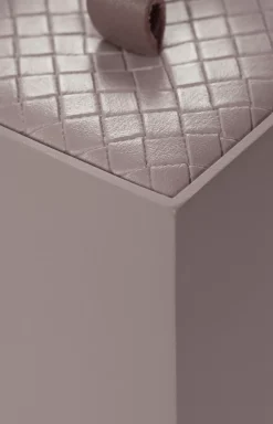 Bathline cosmetics box, grey-rosé