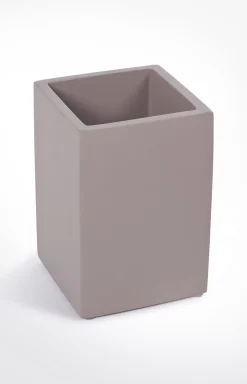 Bathline cosmetics container, grey-rosé