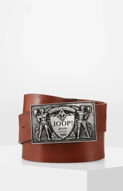 Belt in cognac