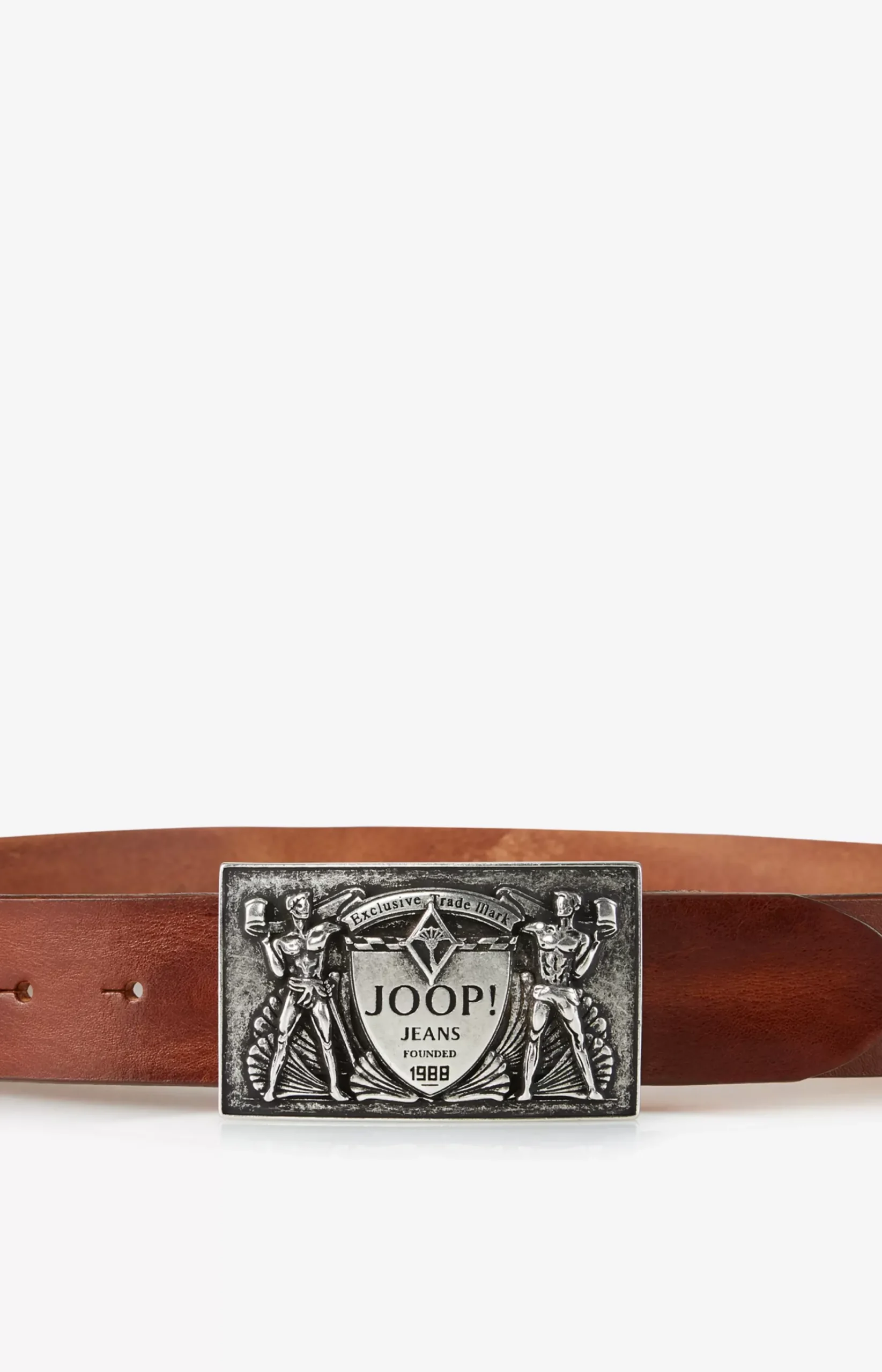 Belt in cognac