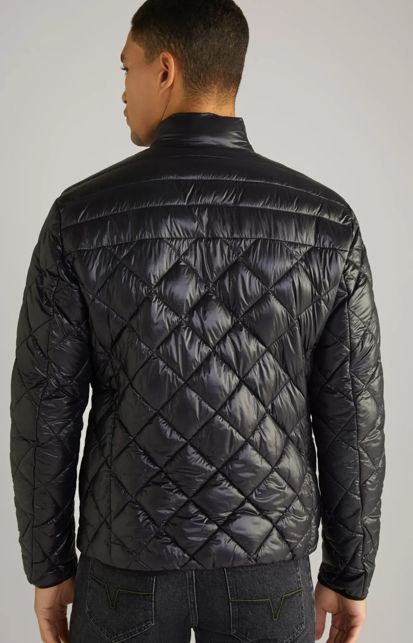 Benji Quilted Jacket in Black