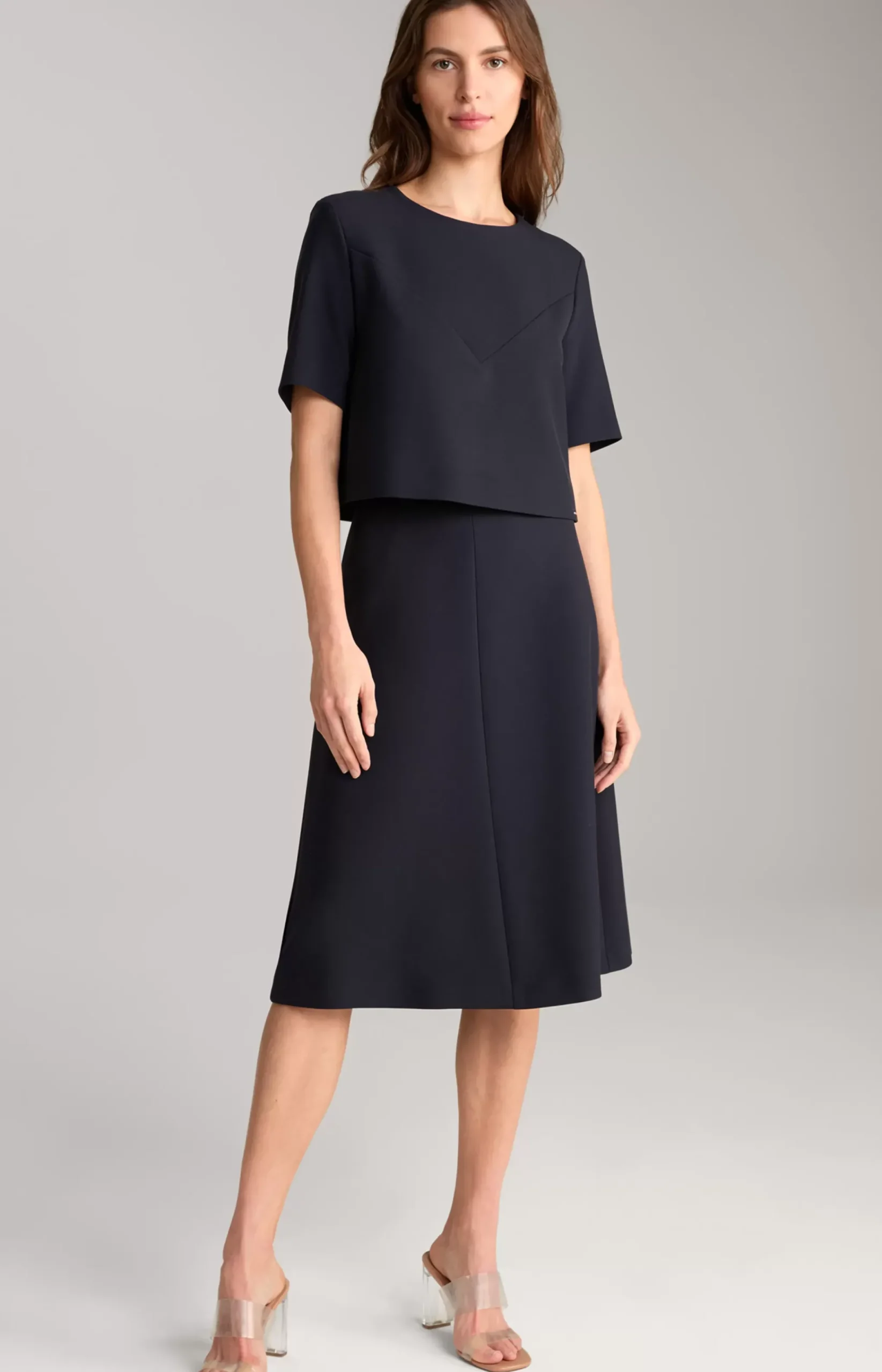 Blouse Shirt in Navy