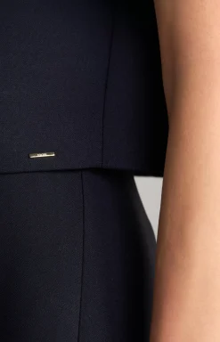 Blouse Shirt in Navy
