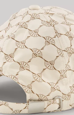 Cap in Patterned Beige