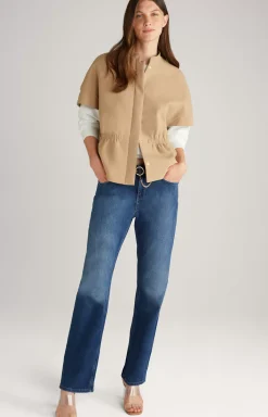 Cape Blazer in Dark Beige