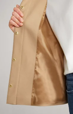 Cape Blazer in Dark Beige