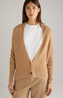 Cardigan in Camel