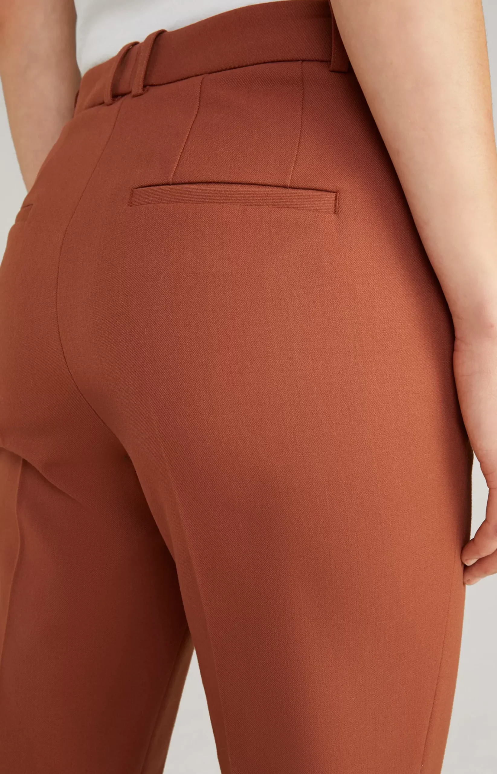 Chino Trousers in Copper Brown
