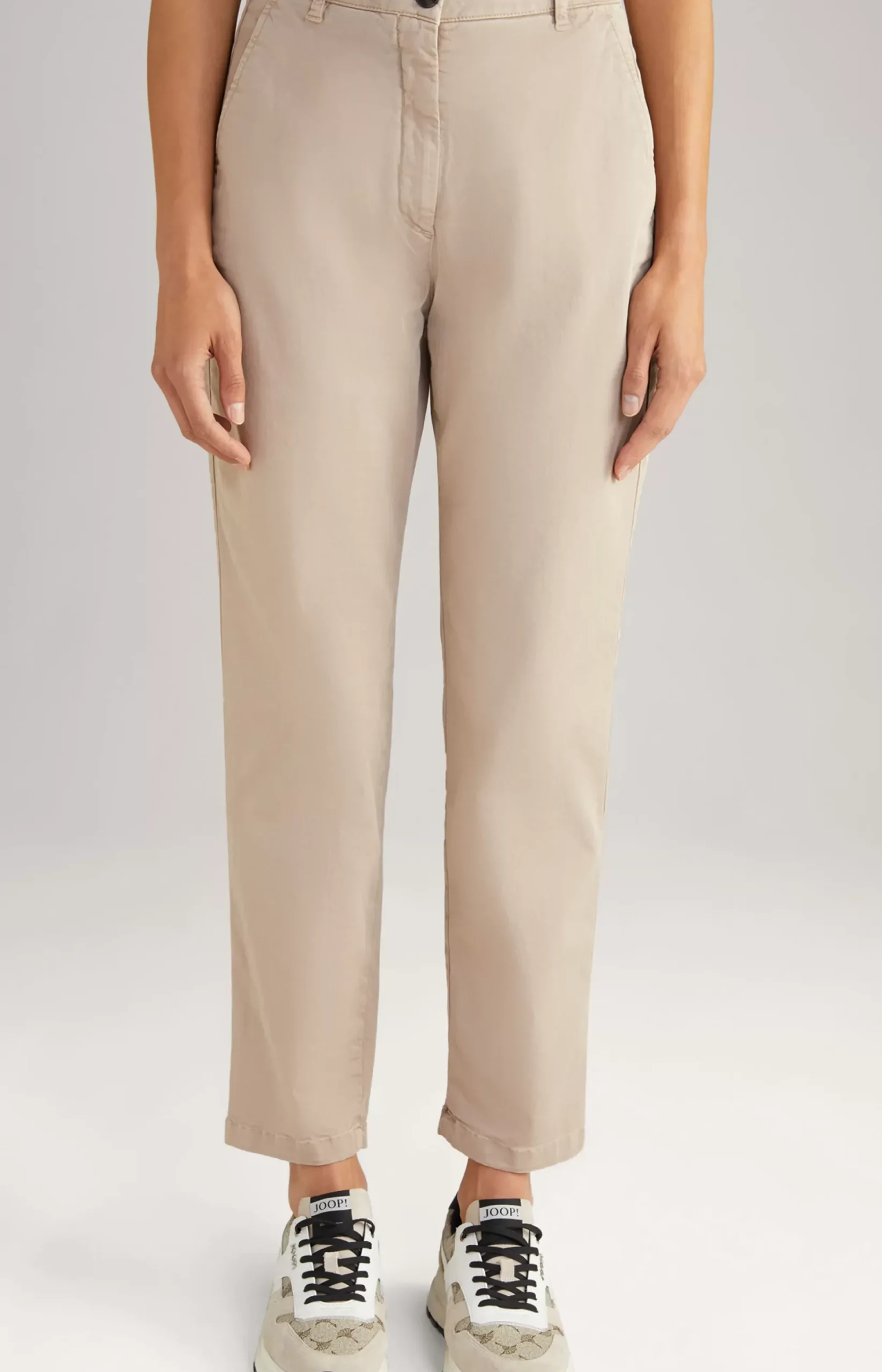 Chinos in Camel
