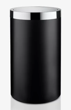 Chromeline Black laundry bin