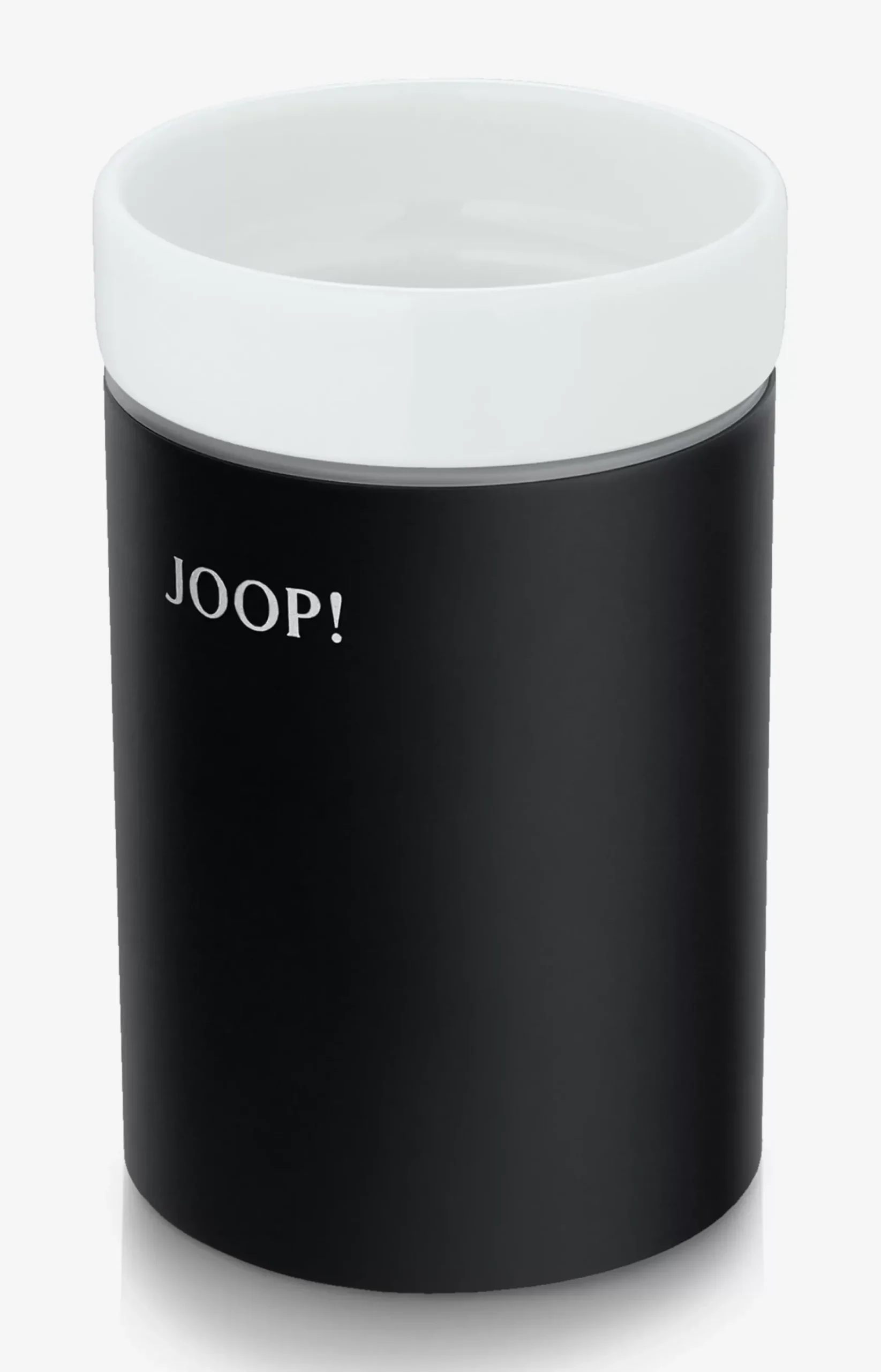 Chromeline Black matte black toothbrush holder
