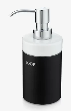Chromeline Black soap dispenser in matte black