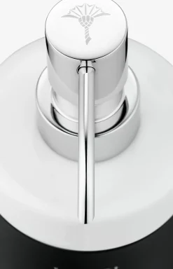 Chromeline Black soap dispenser in matte black