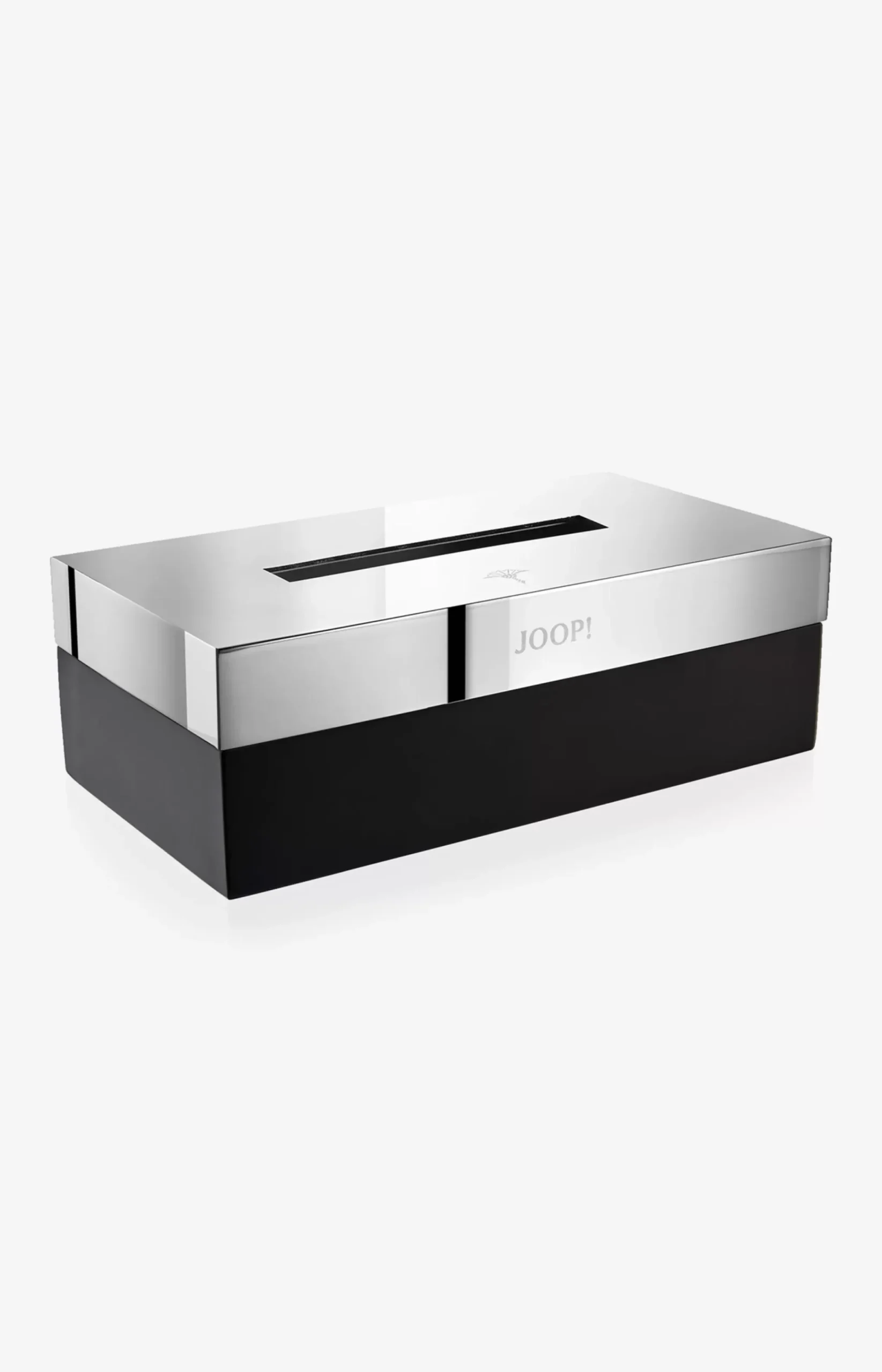 Chromeline Black tissue dispenser in matte black