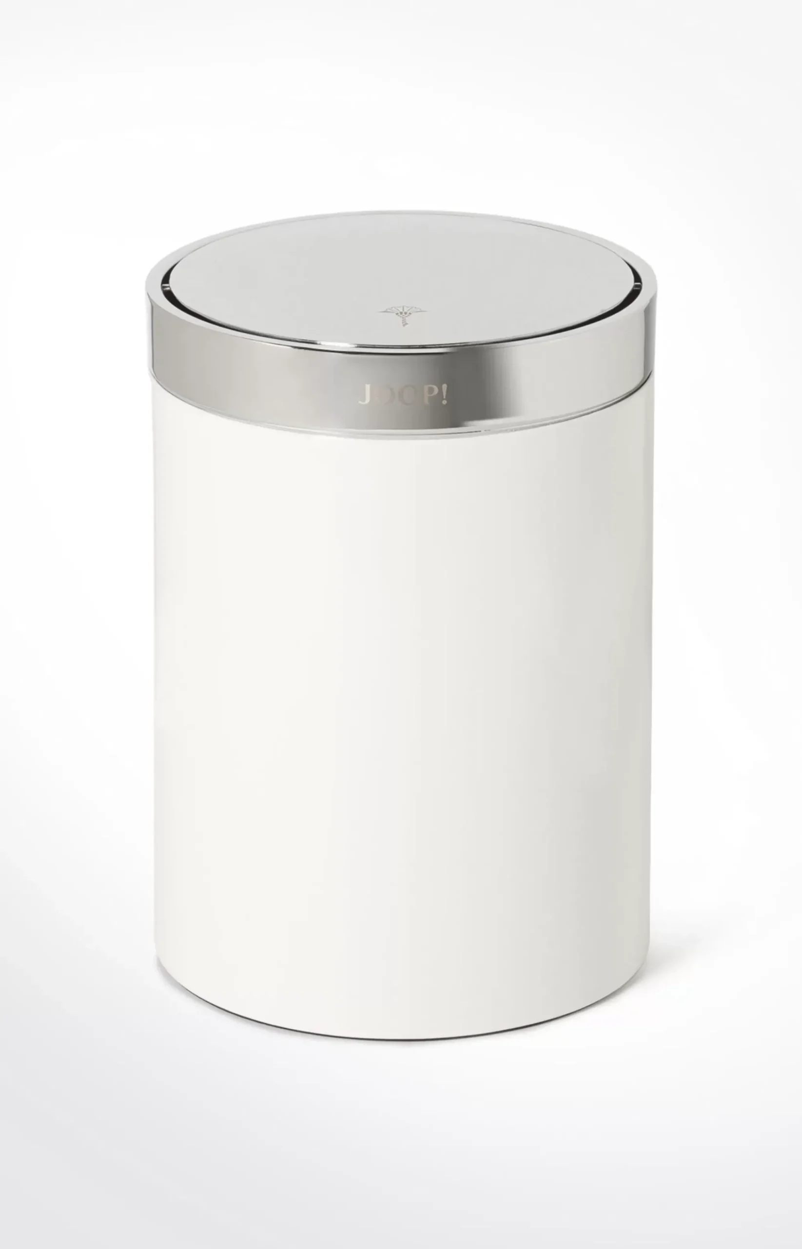 Chromeline storage bin, white