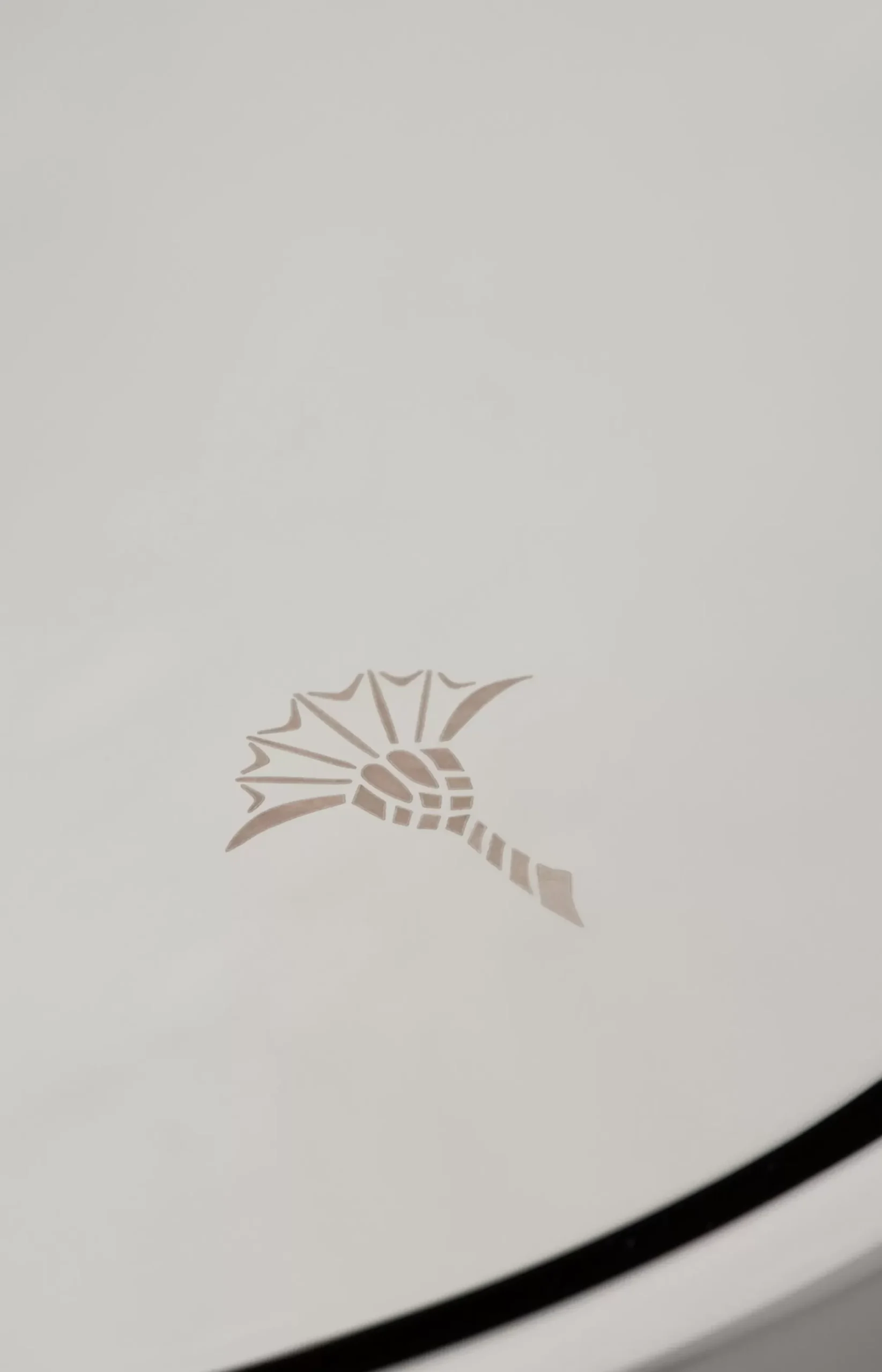 Chromeline storage bin, white