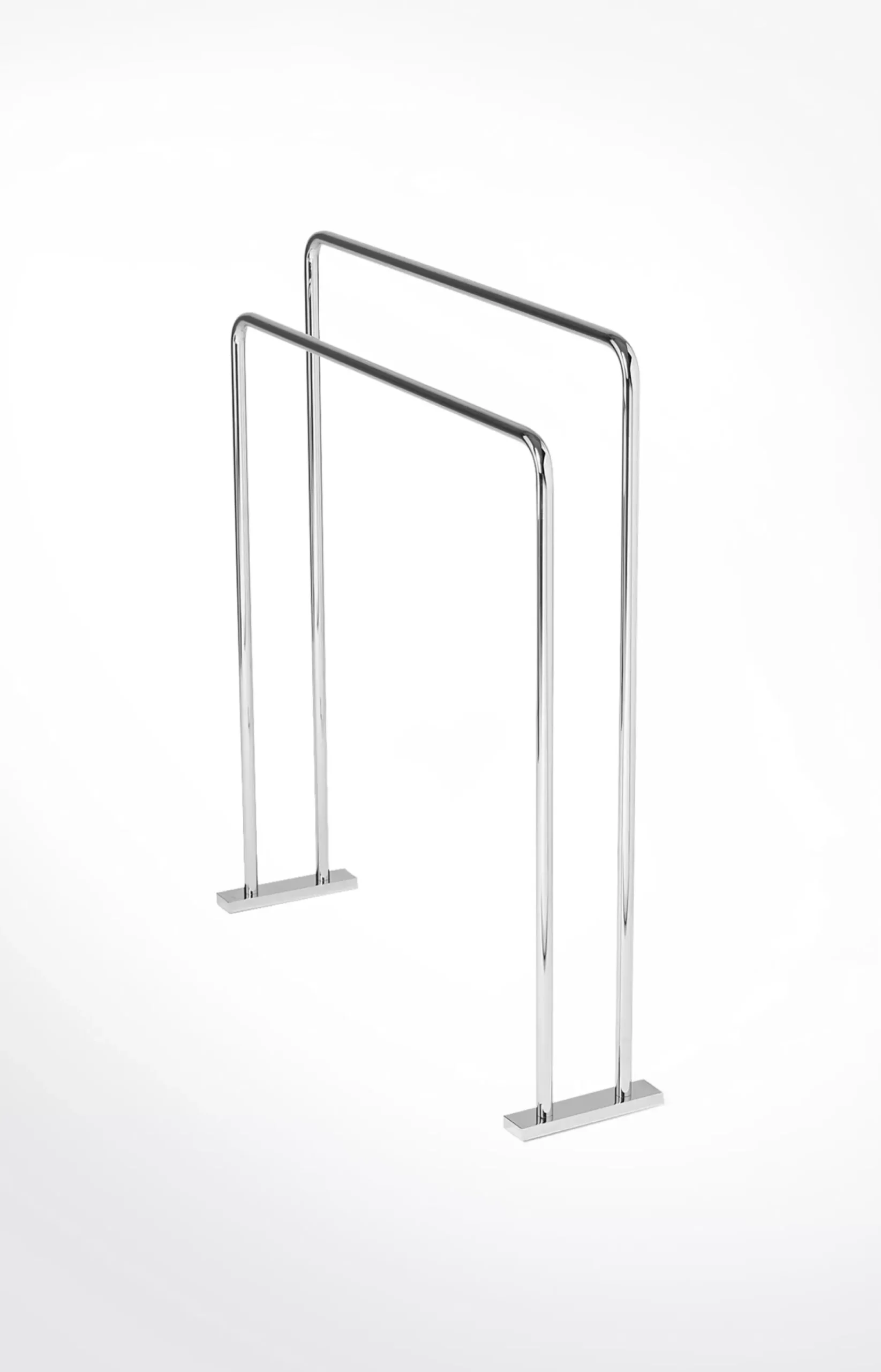Chromeline towel rack, silver