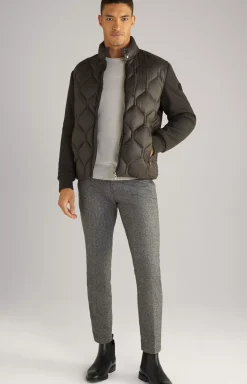 Ciscos Quilted Jacket in Brown