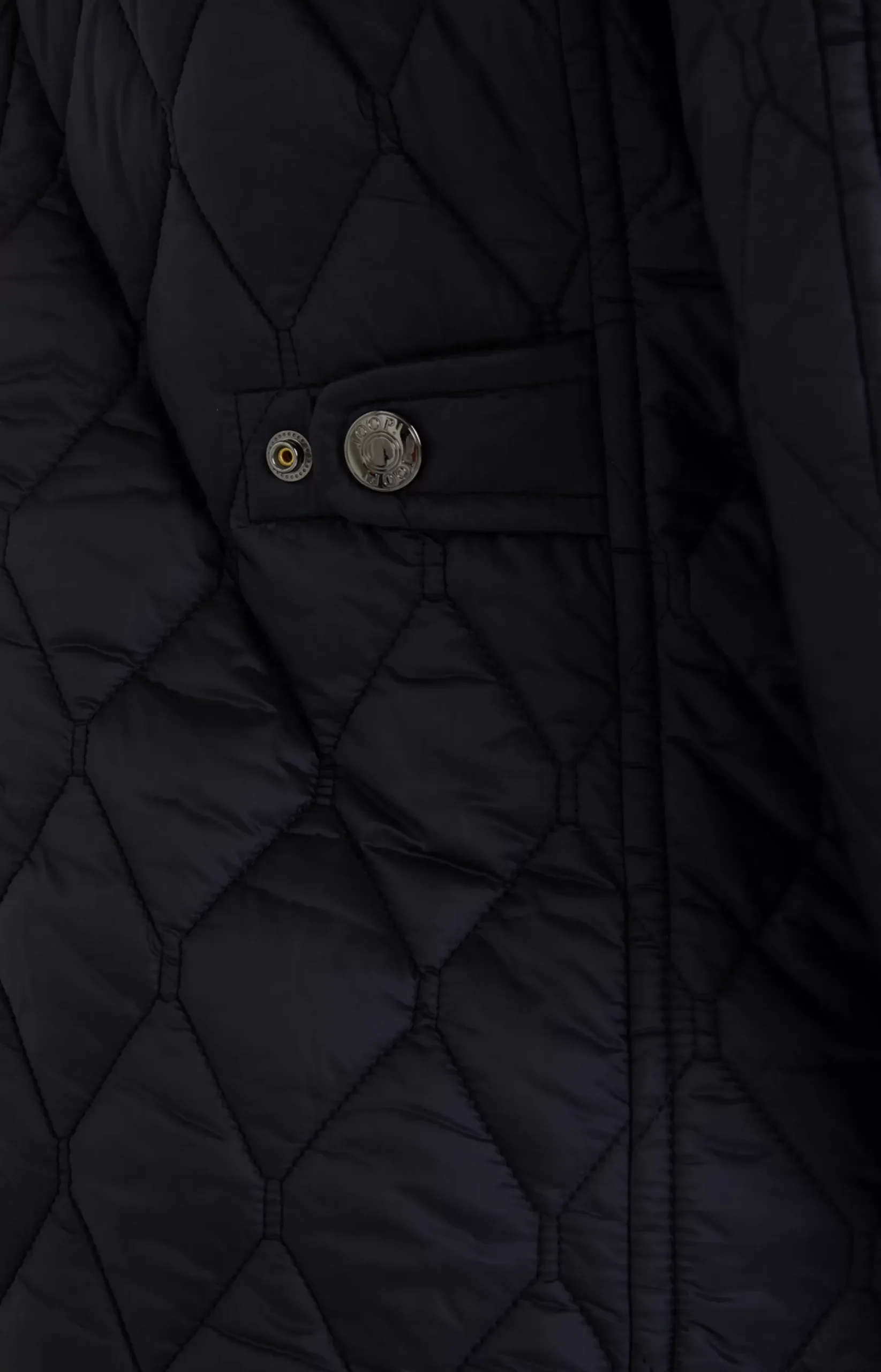 Clayson Quilted Jacket in Dark Blue