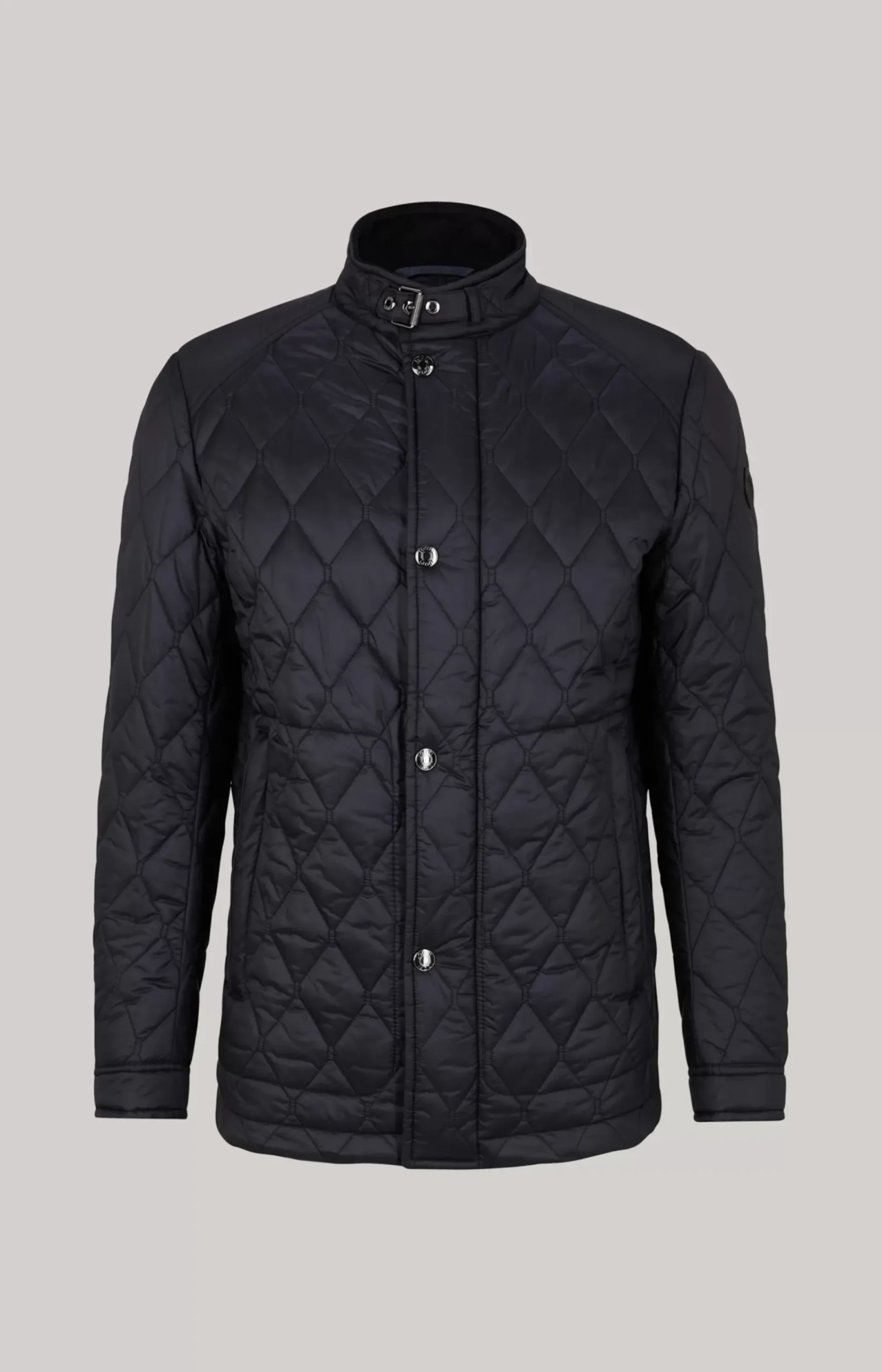 Clayson Quilted Jacket in Dark Blue