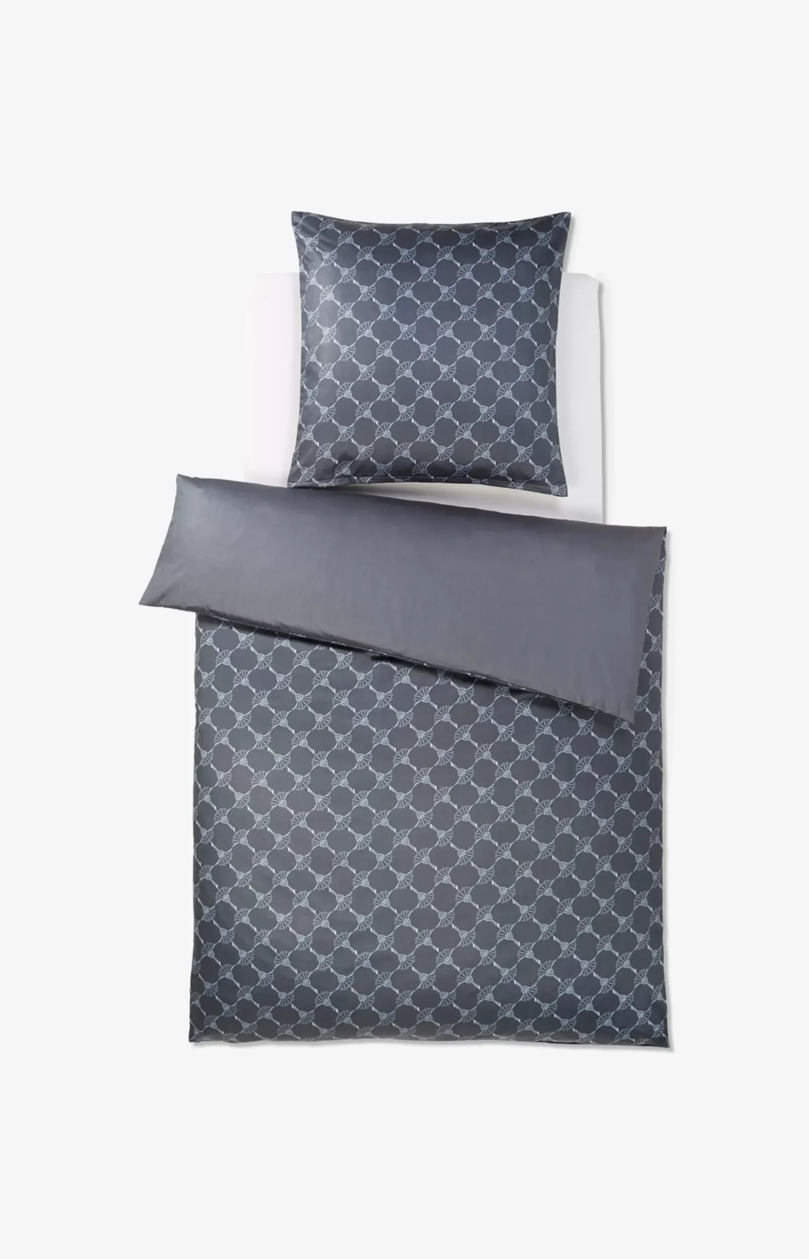 Cornflower gradient bedlinen, graphite
