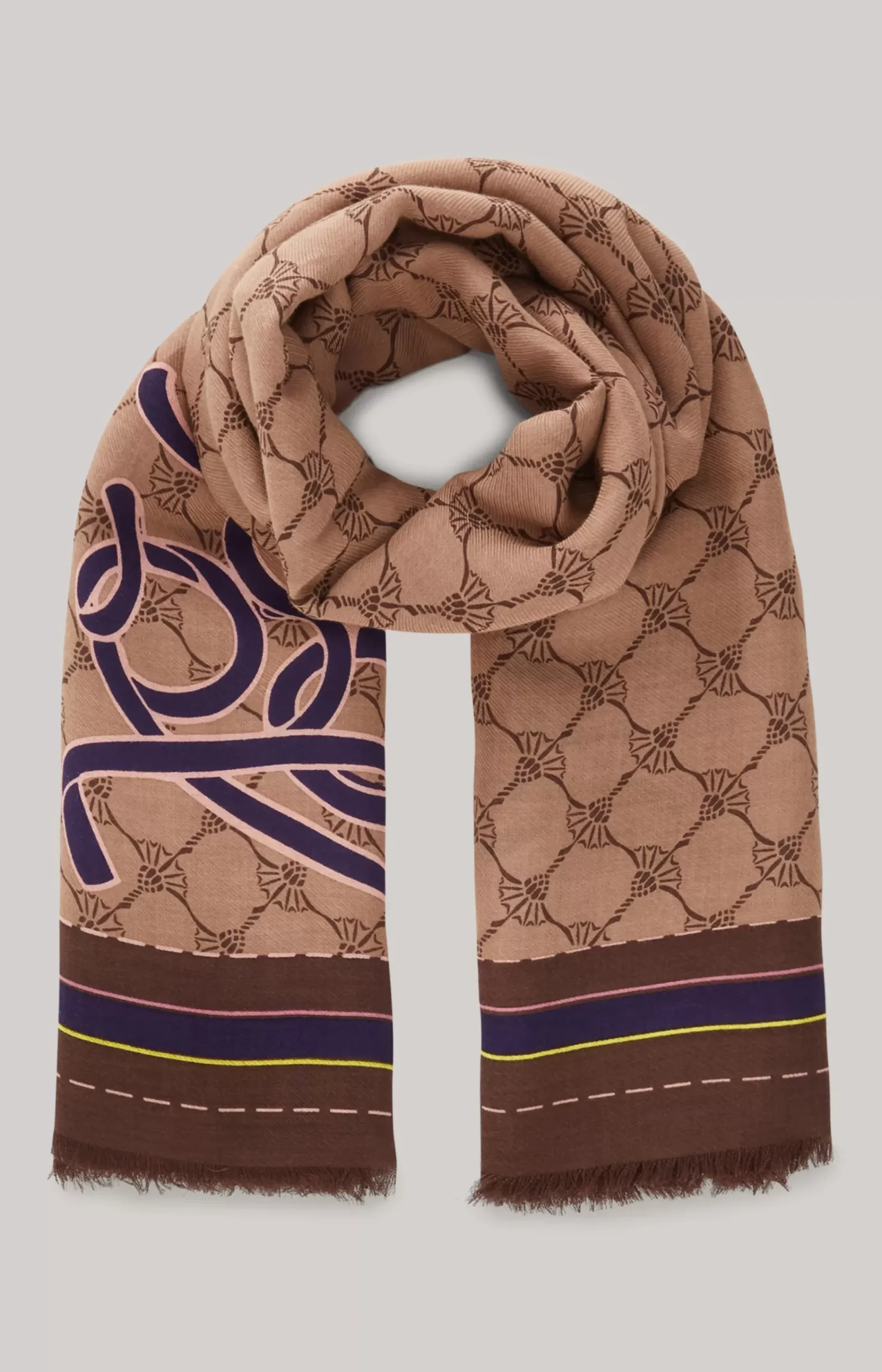 Cornflower Scarf in Beige
