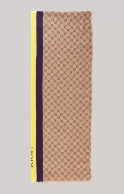 Cornflower Scarf in Beige