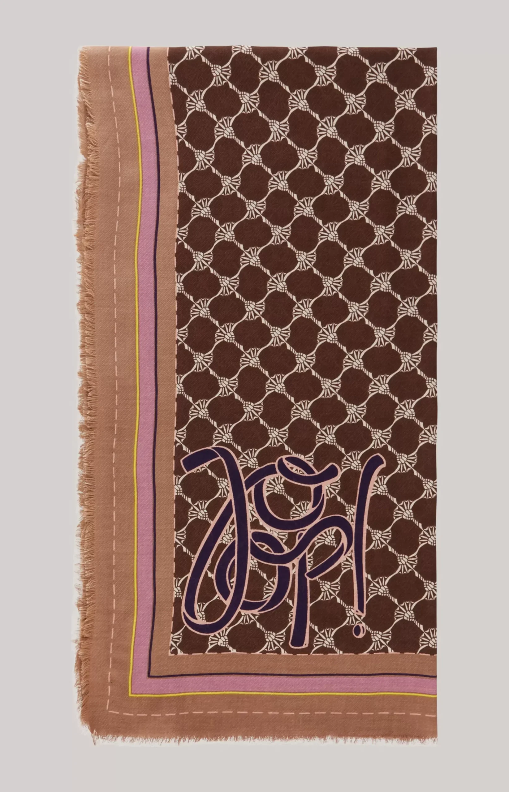 Cornflower Scarf in Brown