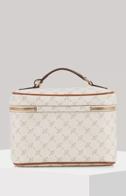 Cortina Flora Beauty Case in Off-white