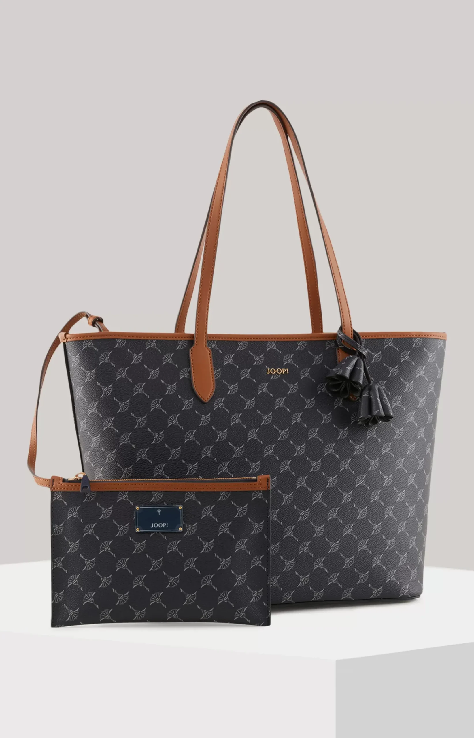 Cortina Lara Midi Shopper in Dark Blue