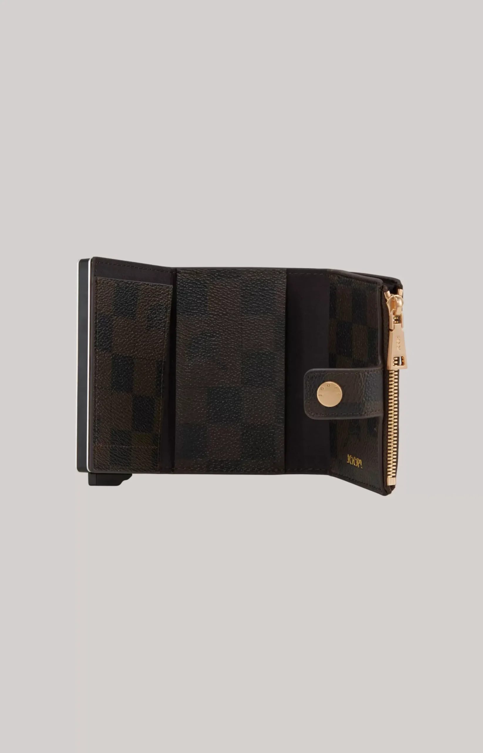 Cortina Piazza C-Four Card Case in Dark Brown