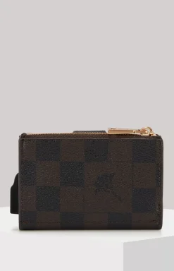 Cortina Piazza C-Four Card Case in Dark Brown