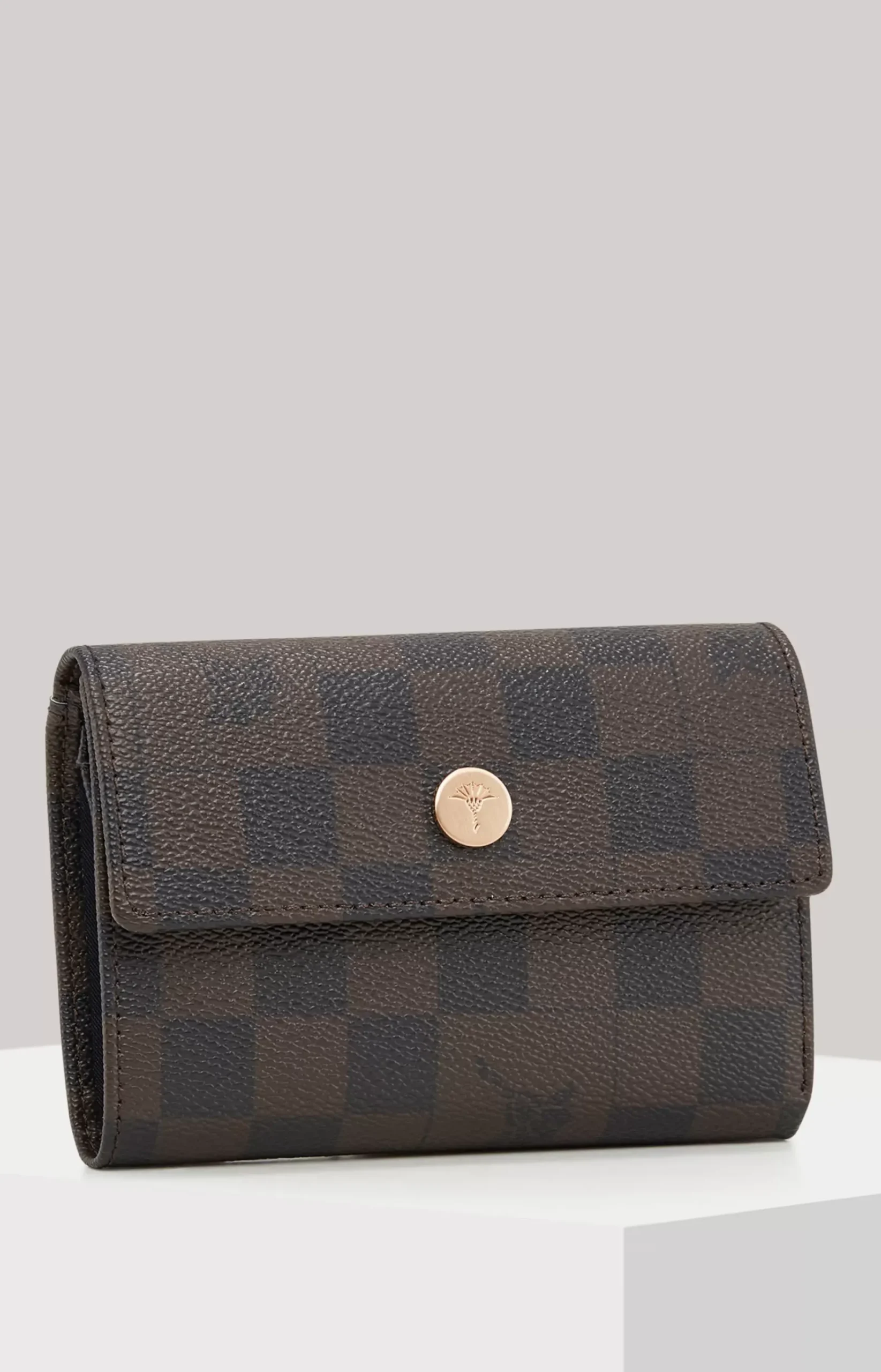 Cortina Piazza Cosma Wallet in Dark Brown
