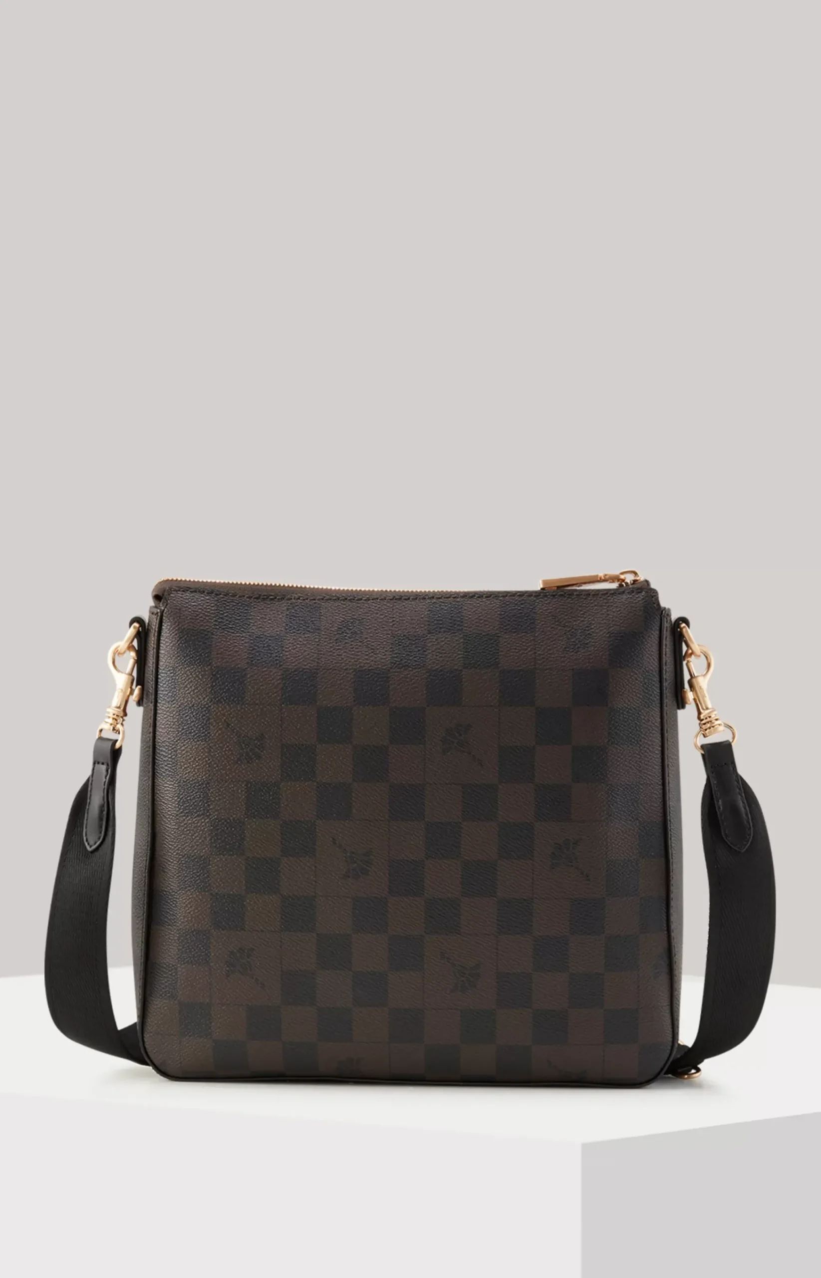 Cortina Piazza Jasmina Shoulder Bag in Brown/Black
