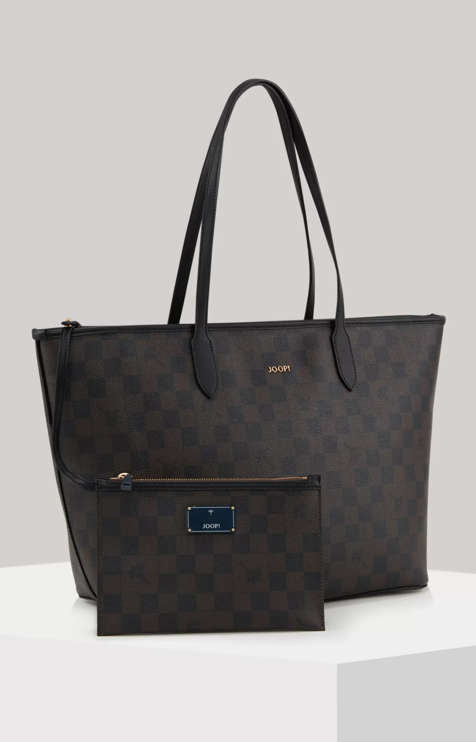Cortina Piazza Lara shopper in Brown