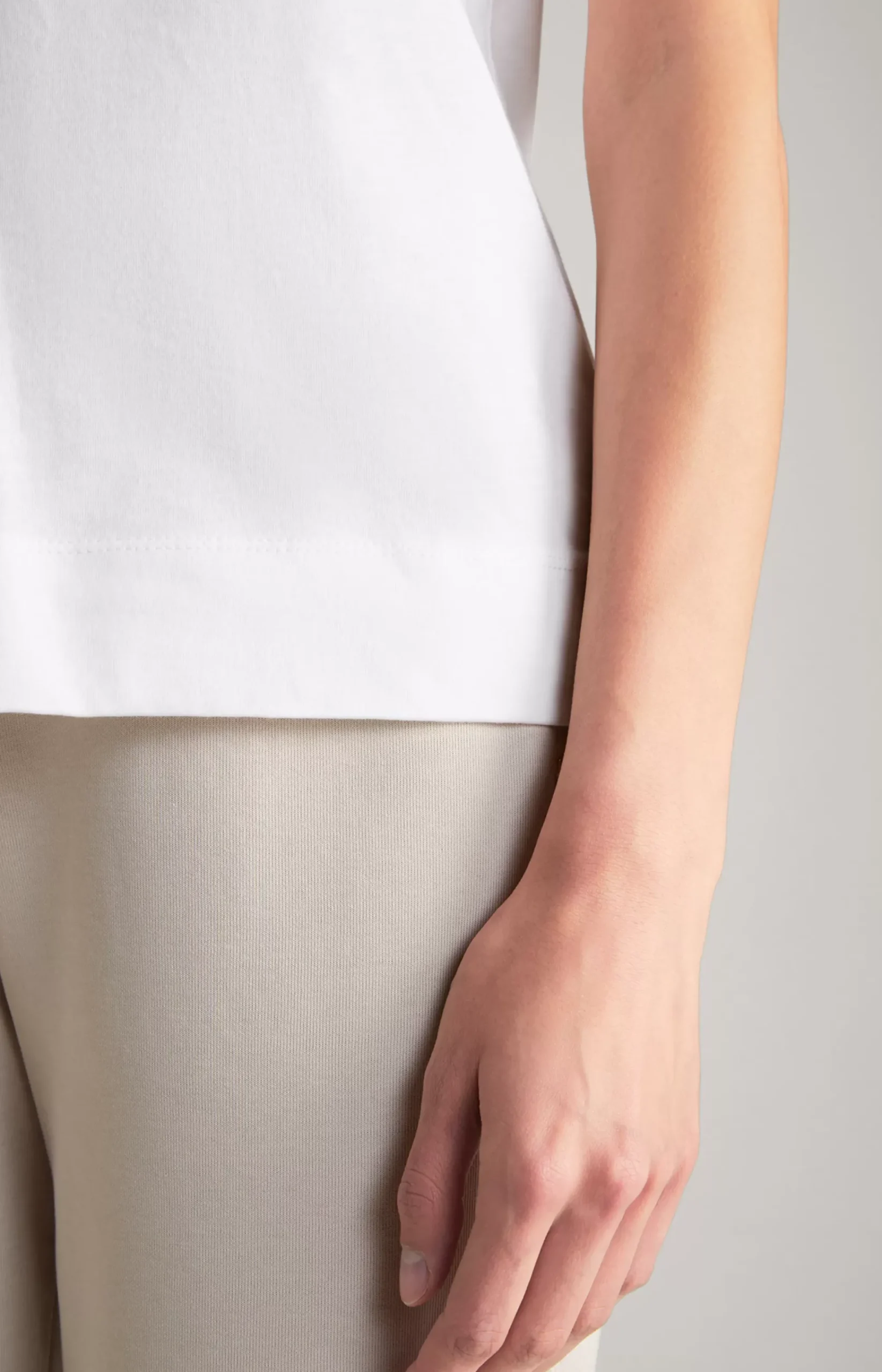 Cotton T-Shirt in White