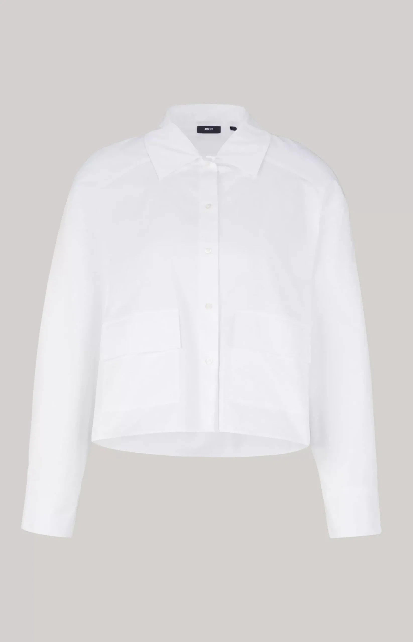 Cotton Twill Blouse in White