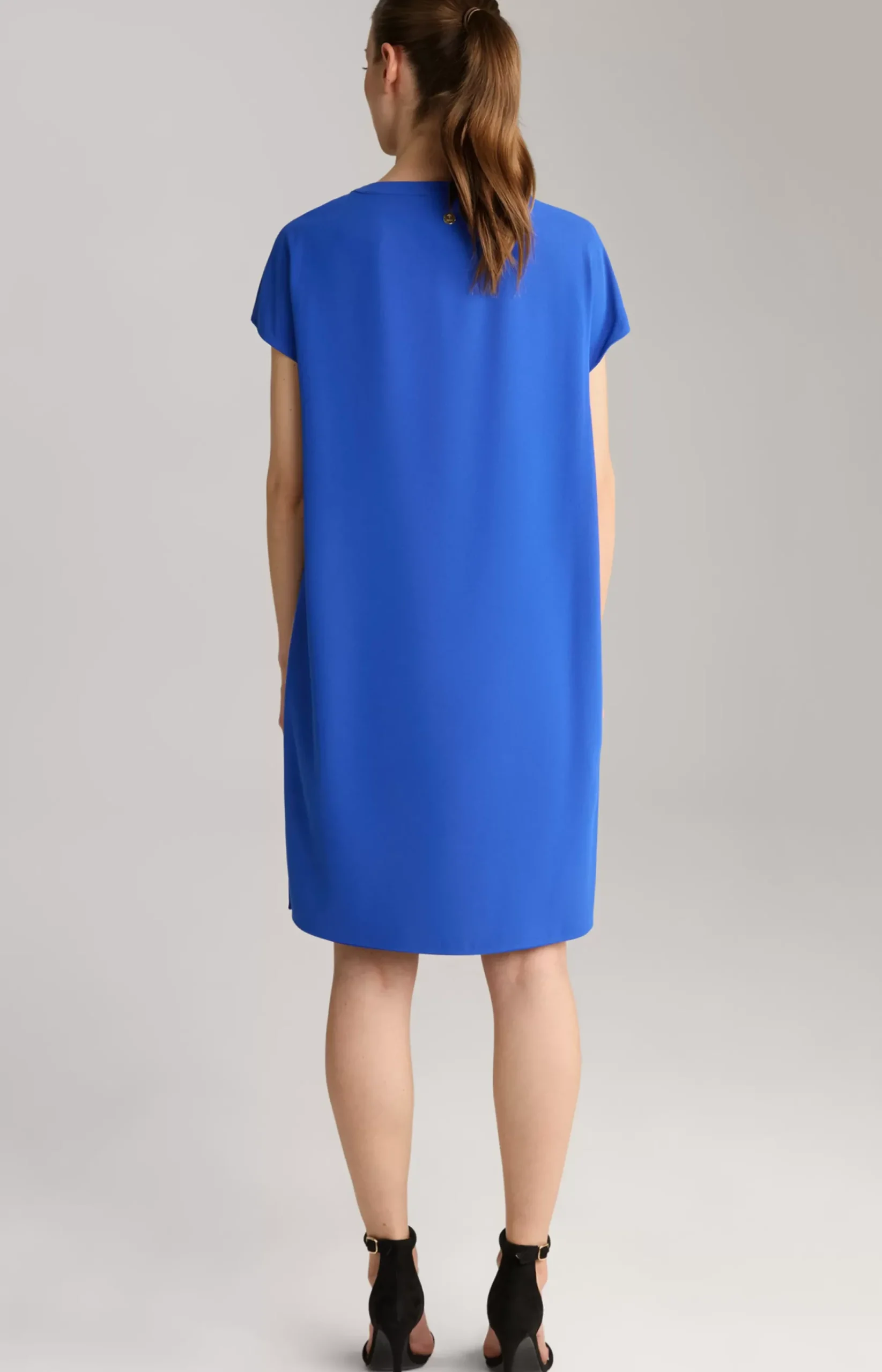 Crêpe Dress in Blue